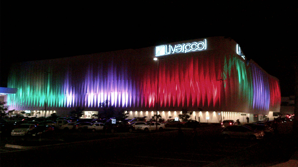 EasyFeedback Fachada de edificio de colores de Liverpool México