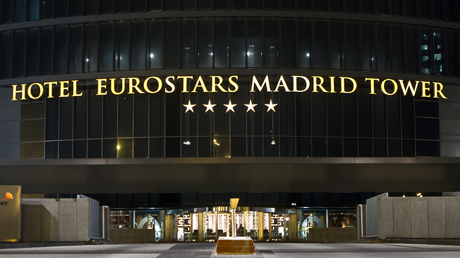 Entrada al Hotel Eurostarts Madrid