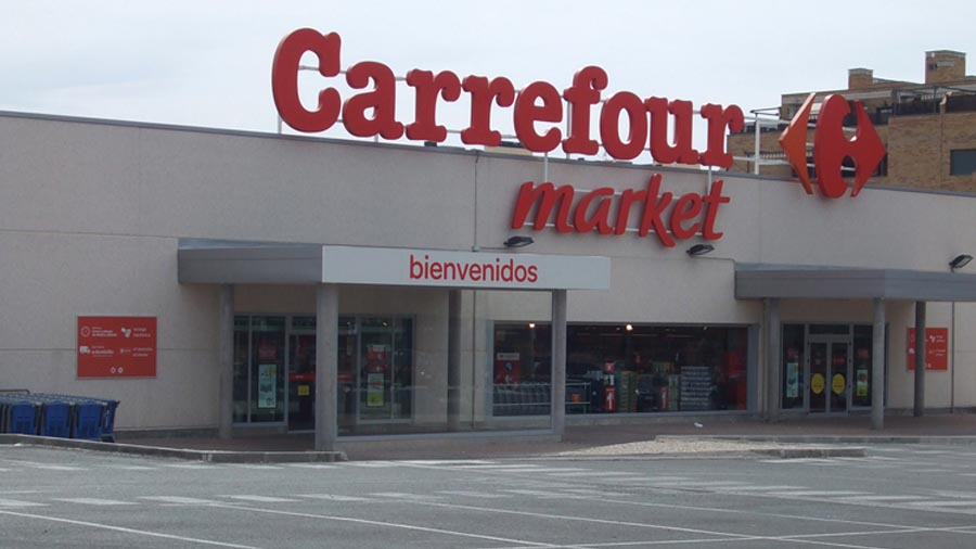 Fachada de supermercado Carrefour