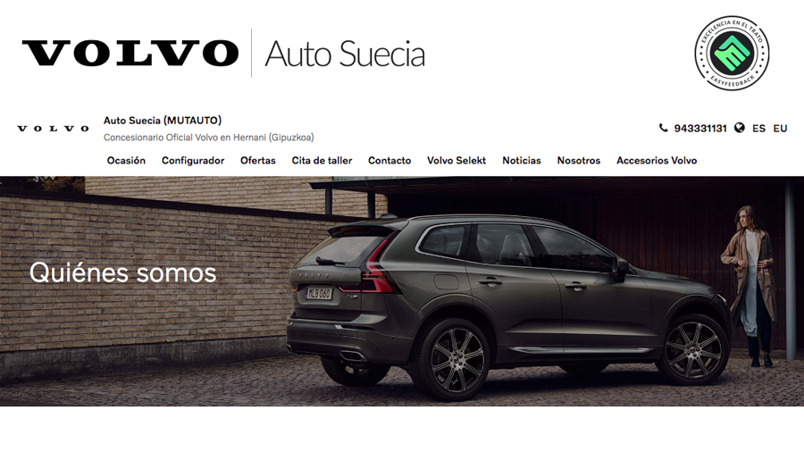 Volvo Autosuecia Contrata EasyFeedback PRO